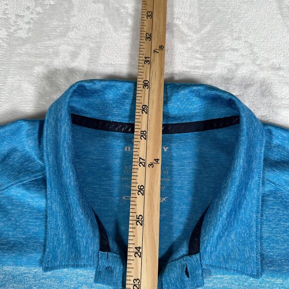 Oakley Hydrolix Polo Shirt Men Size L Short Sleeve Regular Fit Stretch Golf EUC - Picture 6 of 10